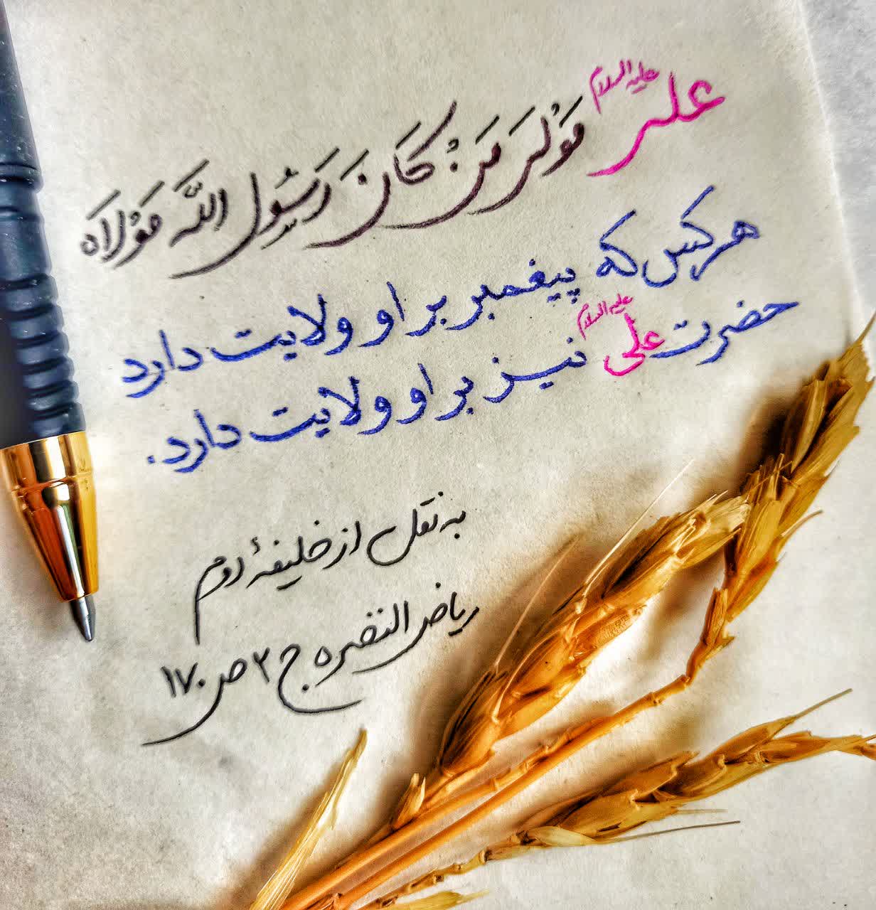 فضاۍل. امام علی.ع.